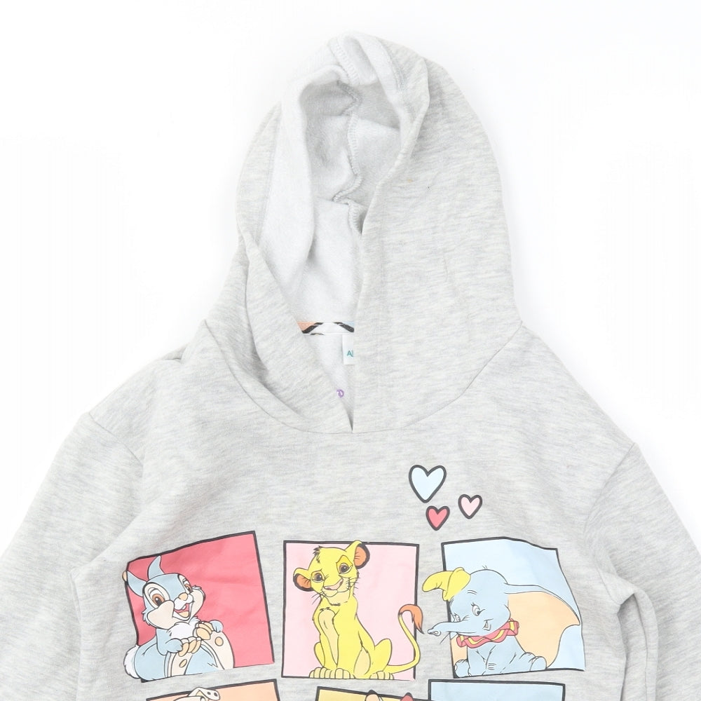 Disney Girls Grey   Pullover Jumper Size 8-9 Years