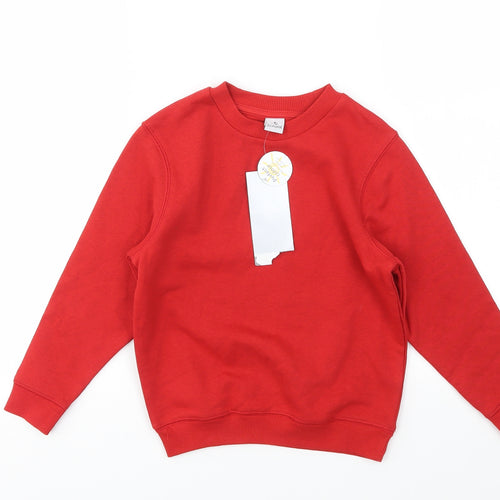 TU Boys Red   Pullover Sweatshirt Size 4 Years