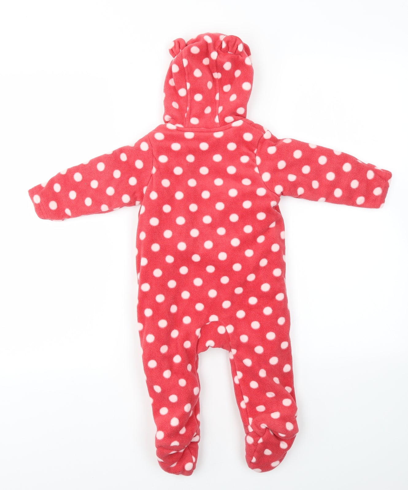 M&S Baby Red Polka Dot  Babygrow One-Piece Size 6-9 Months