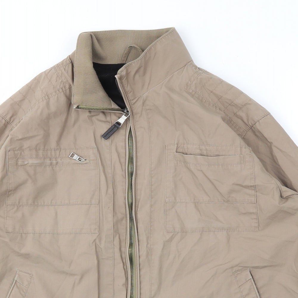 M&S Mens Brown Houndstooth  Jacket Coat Size M