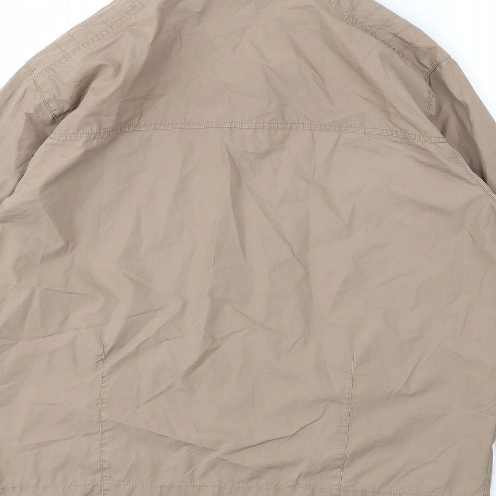 M&S Mens Brown Houndstooth  Jacket Coat Size M