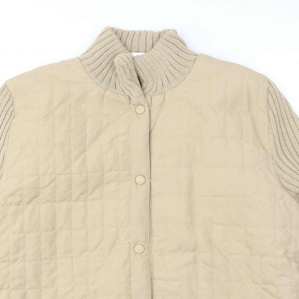 Damart Womens Beige   Jacket Coat Size M