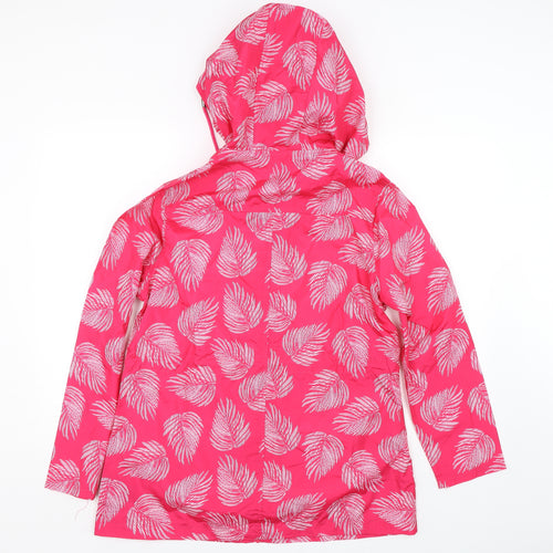 BONMARCHE Womens Pink Floral  Rain Coat Coat Size 12