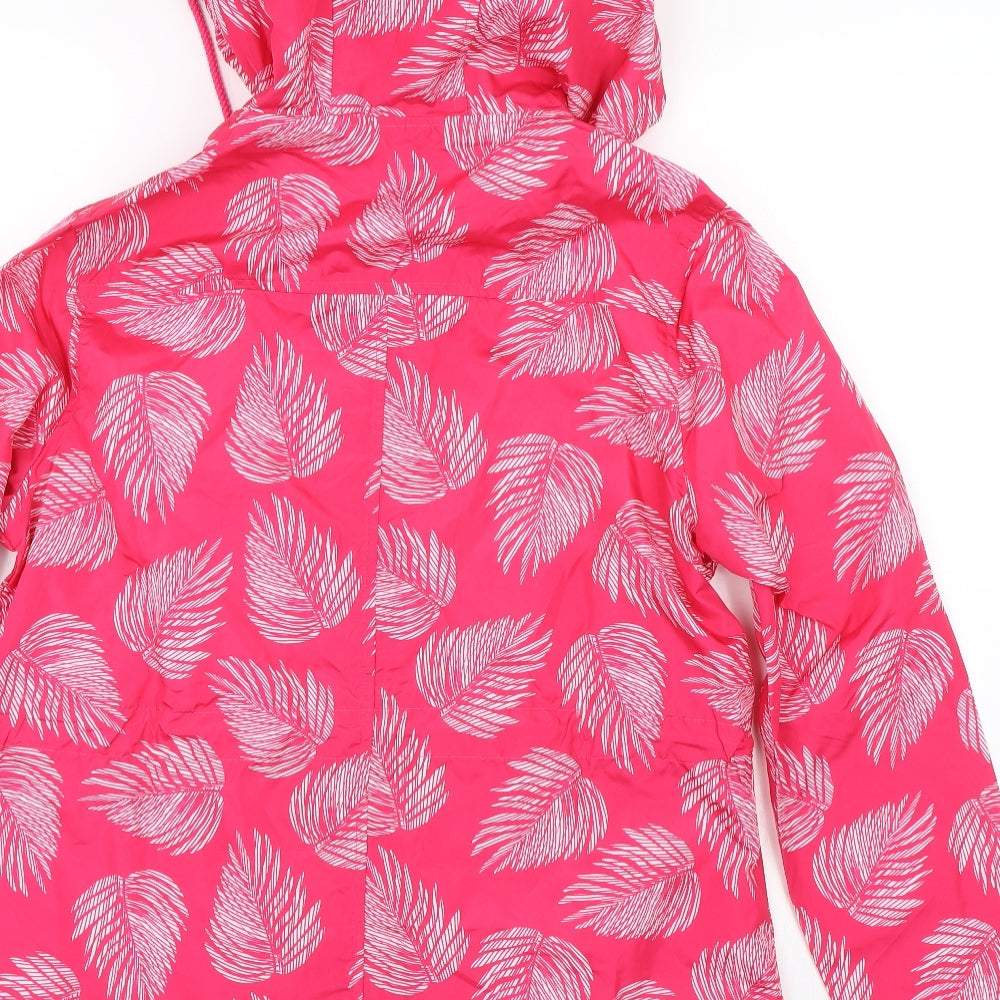 BONMARCHE Womens Pink Floral  Rain Coat Coat Size 12
