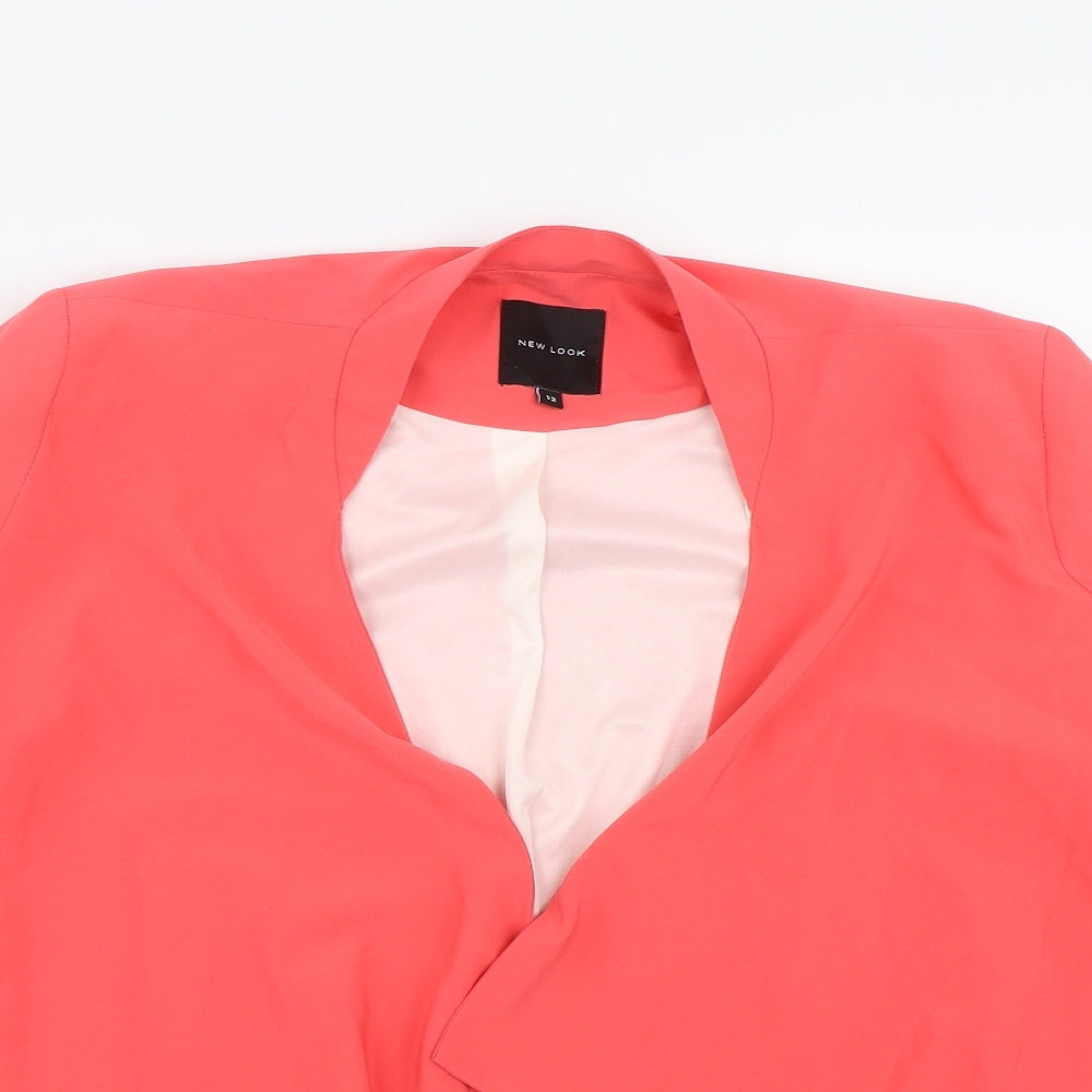New Look Womens Pink   Jacket Blazer Size 12