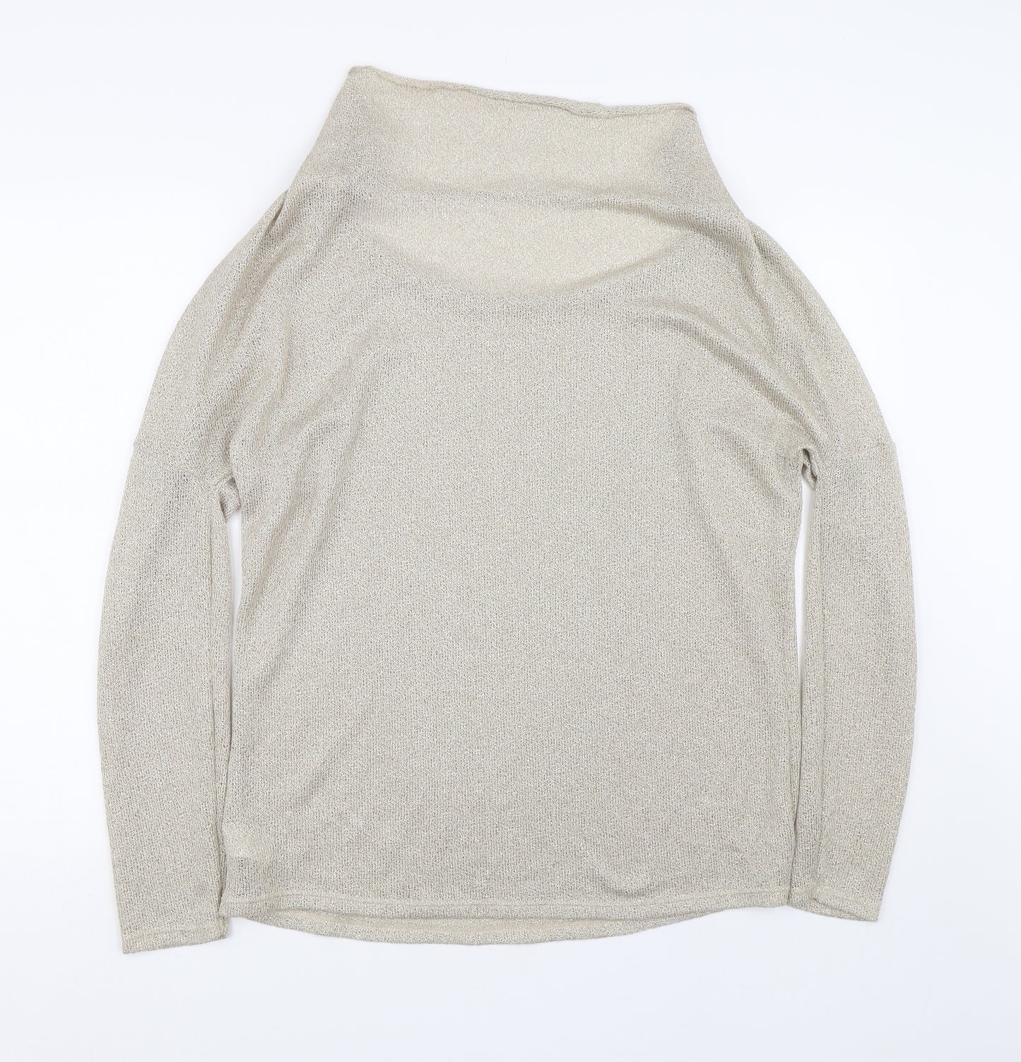River Island Womens Gold   Pullover Jumper Size 12