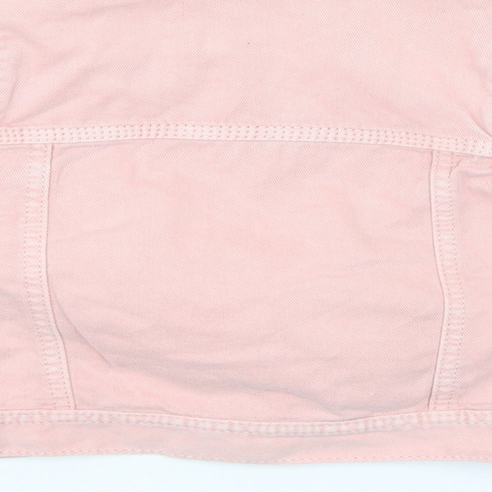 NEXT Girls Pink  Denim Jacket  Size 4 Years