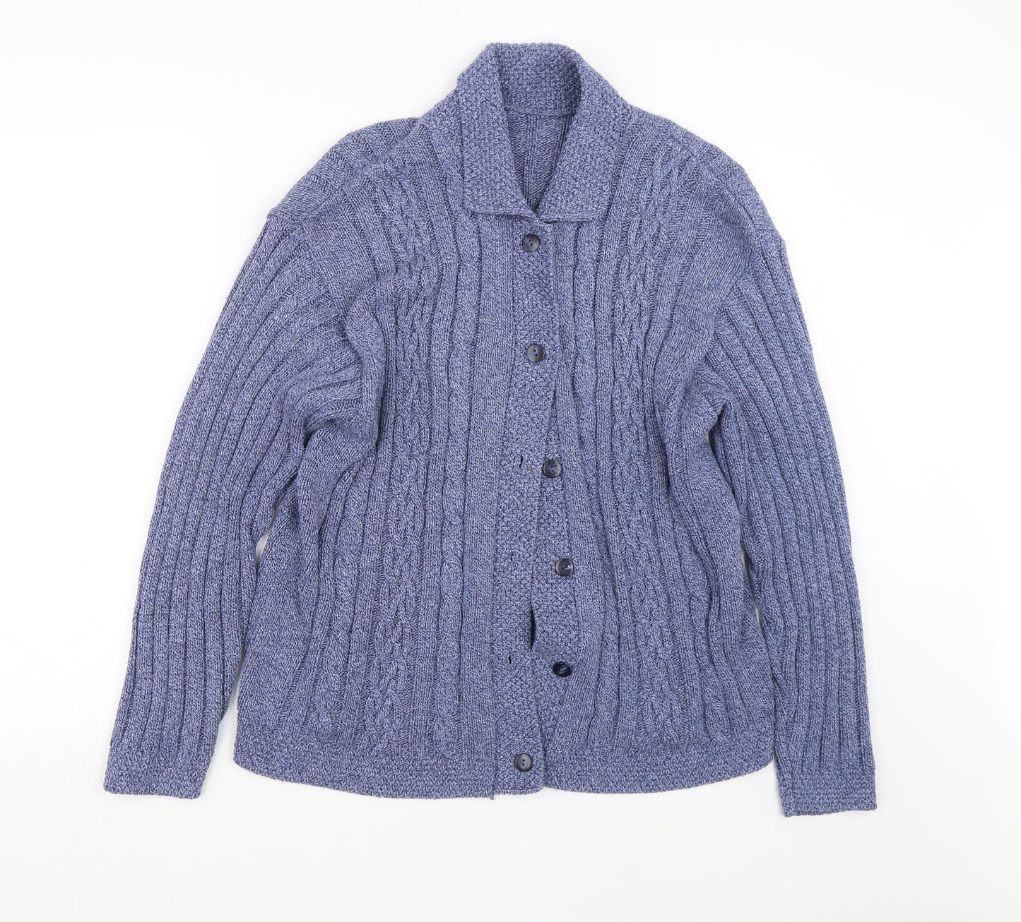 BHS Womens Blue   Cardigan Jumper Size 14