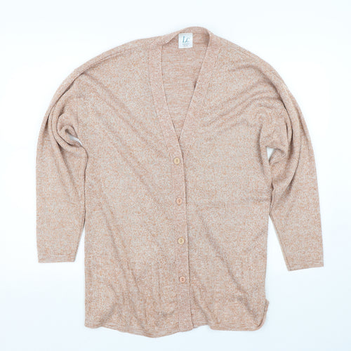 LC Womens Brown   Cardigan Jumper Size 14