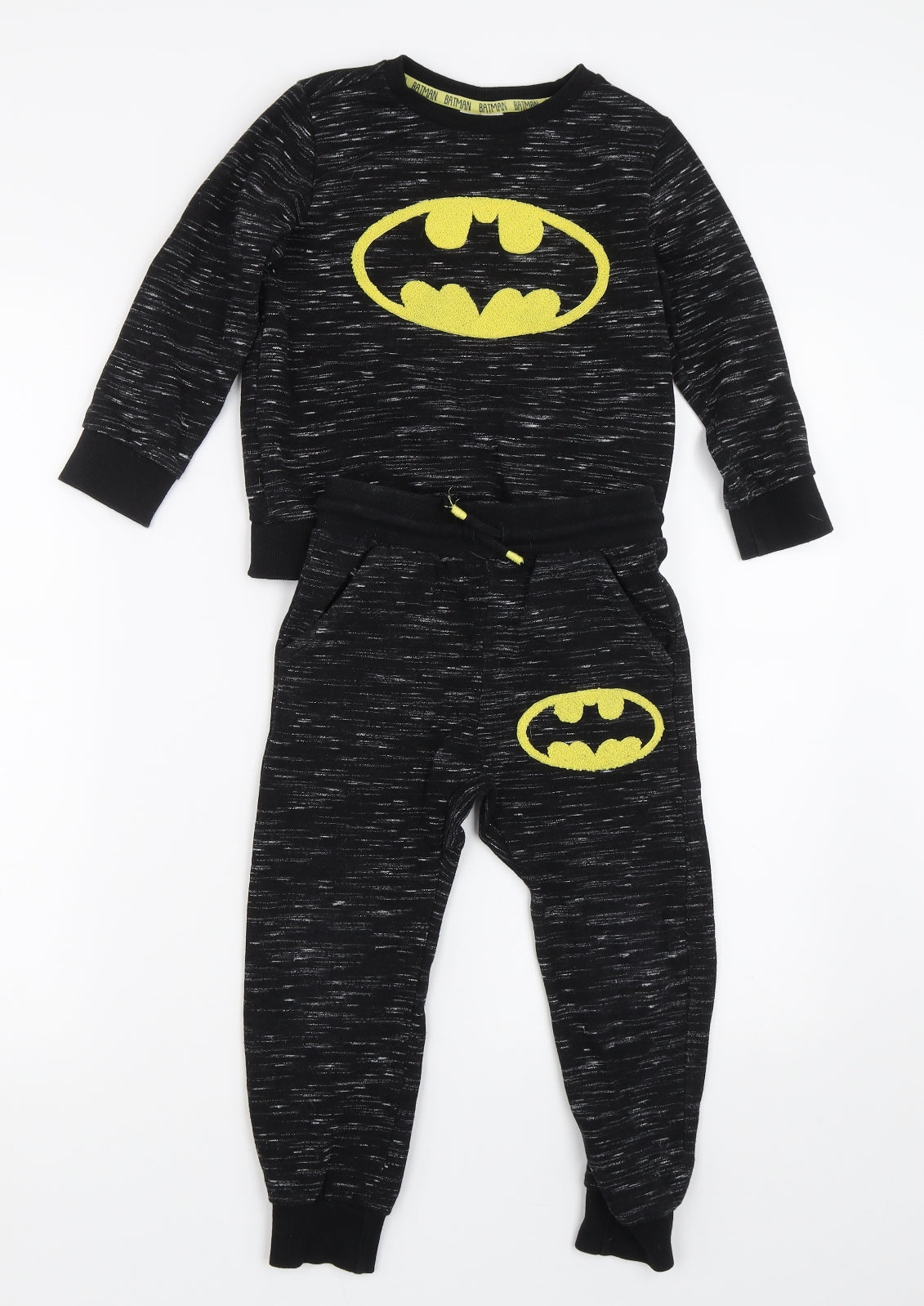 Batman Boys Black   Pullover Sweatshirt Size 4-5 Years  - outfit