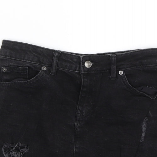 H&M Womens Black   Mini Skirt Size 6