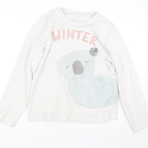 Womens secrets Womens Grey Polka Dot  Top Pyjama Top Size L  - Koala
