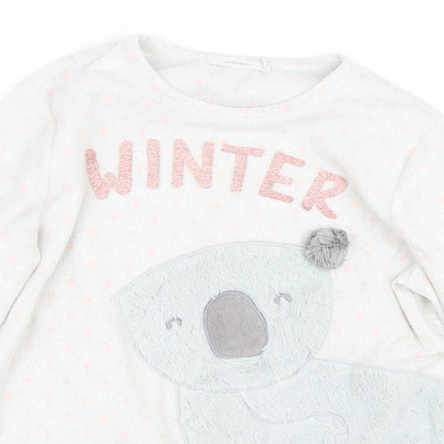 Womens secrets Womens Grey Polka Dot  Top Pyjama Top Size L  - Koala