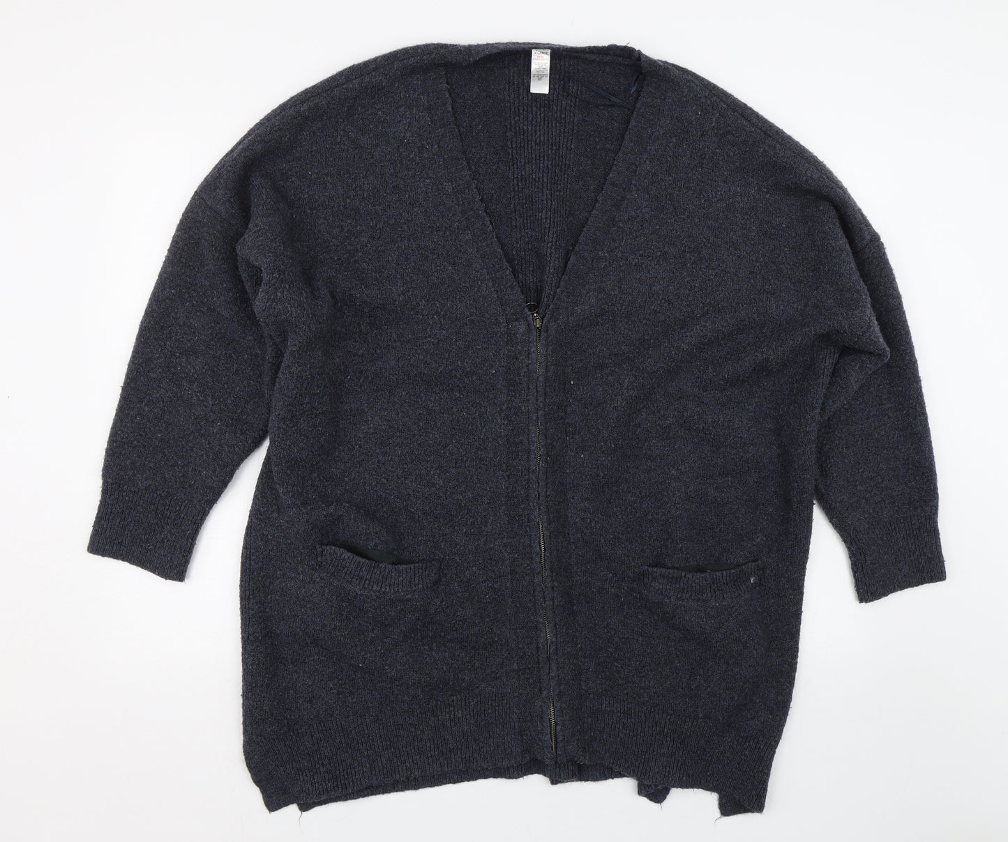 Preworn Mens Blue   Cardigan Jumper Size XL