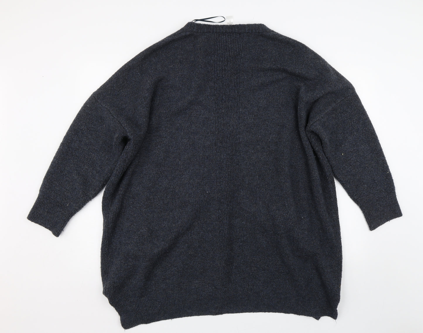 Preworn Mens Blue   Cardigan Jumper Size XL