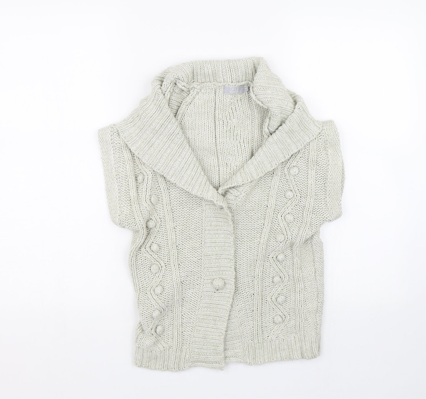 Topshop Womens Beige   Cardigan Jumper Size 10