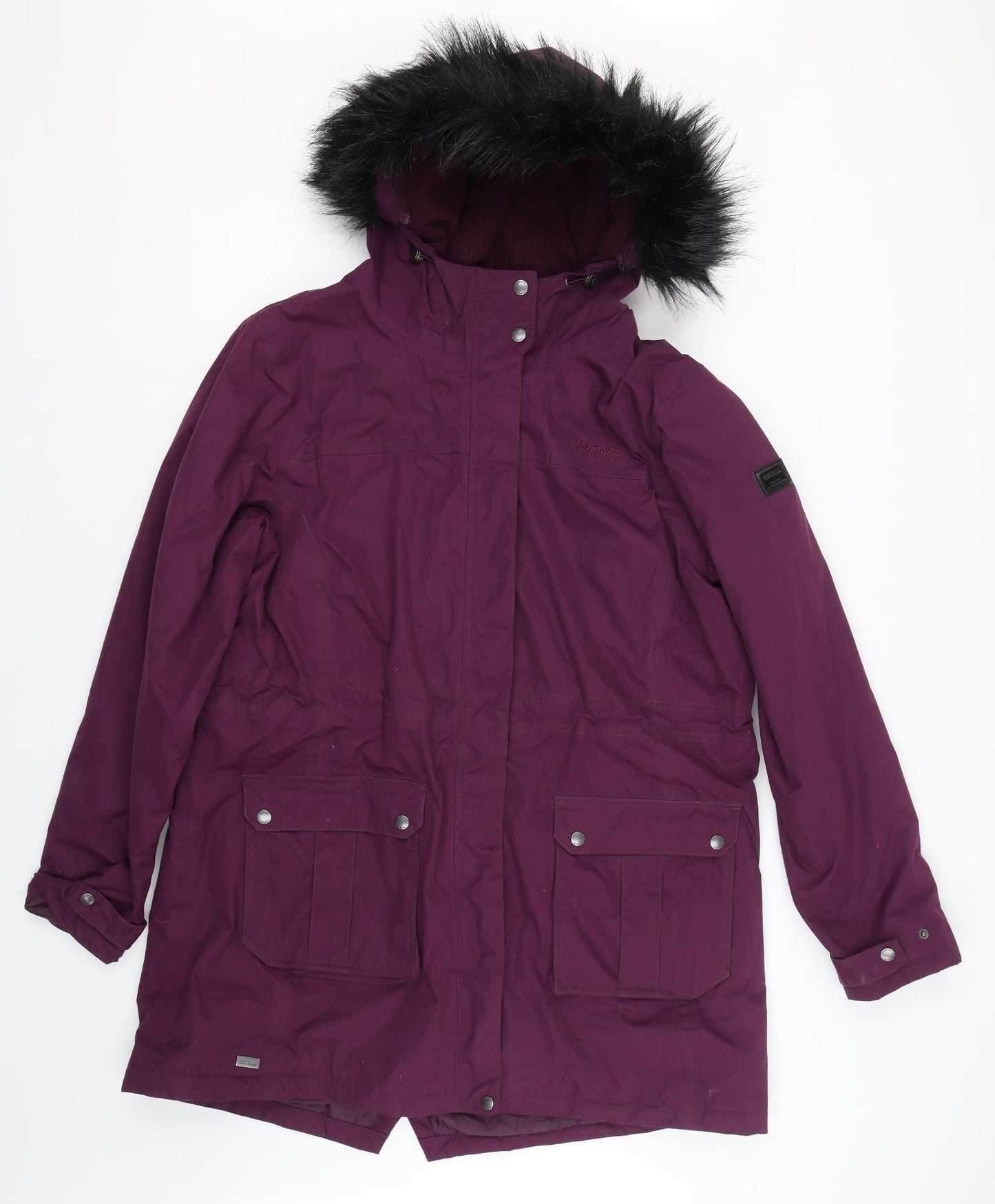 Regetta Womens Purple   Jacket Coat Size 20
