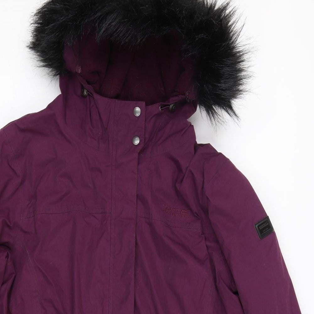Regetta Womens Purple   Jacket Coat Size 20