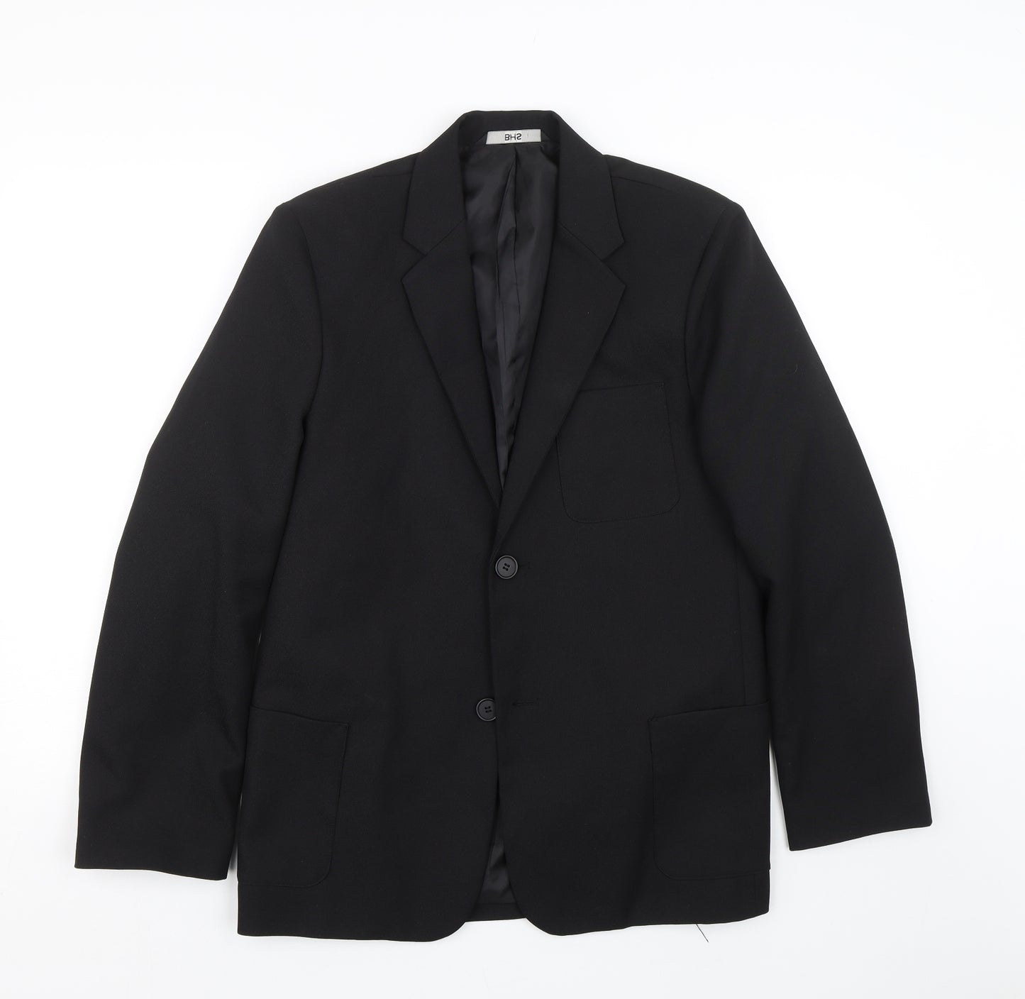 BHS Boys Black   Jacket Blazer Size 14 Years