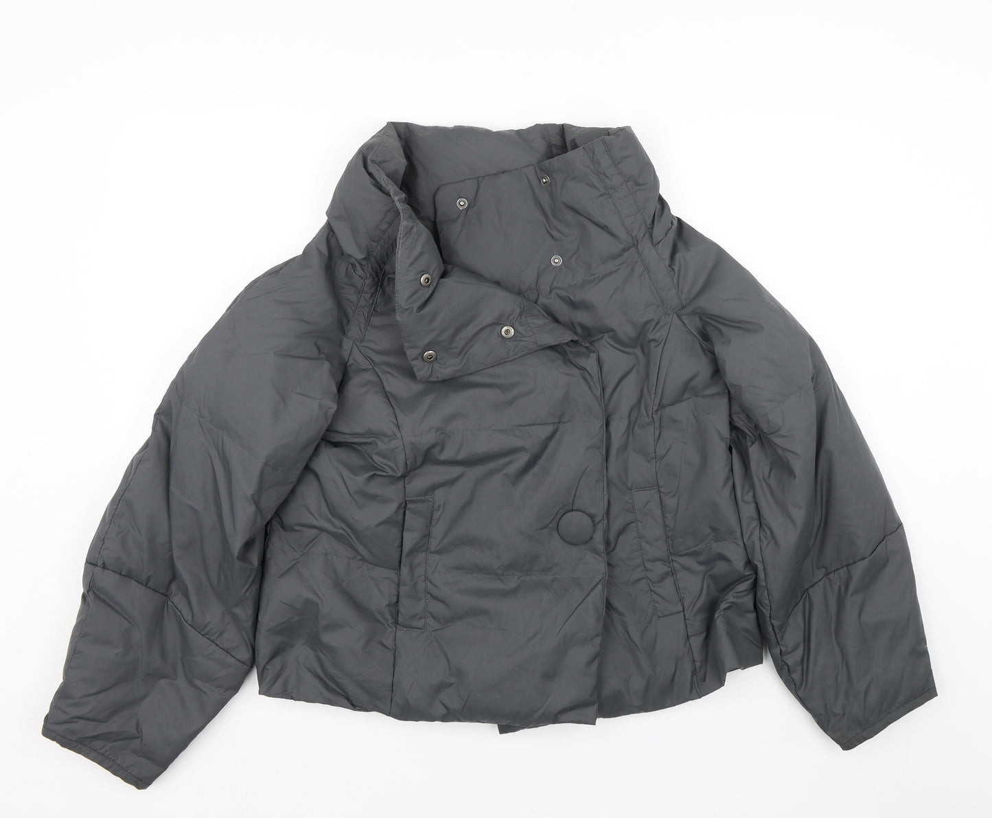 Topshop Womens Grey   Puffer Jacket Coat Size 8