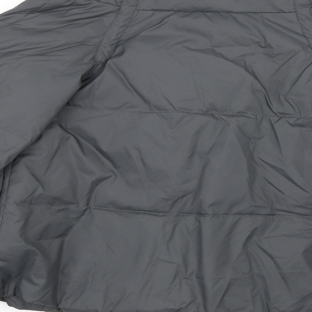 Topshop Womens Grey   Puffer Jacket Coat Size 8