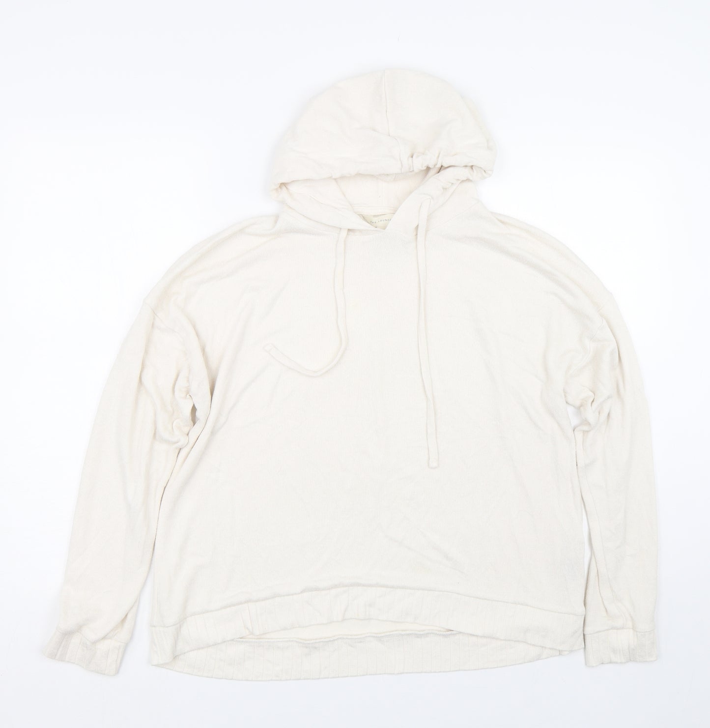 m&s Womens White   Pullover Hoodie Size 14