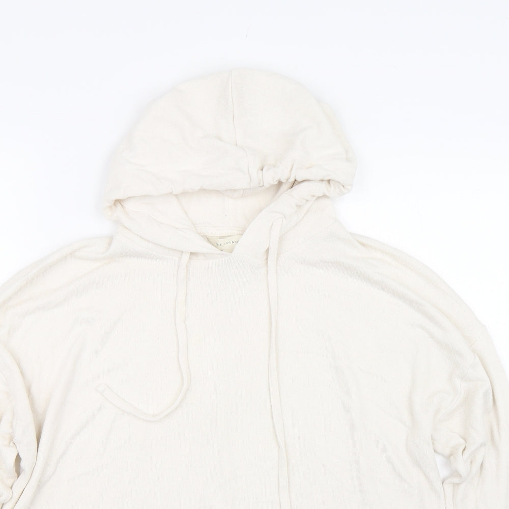 m&s Womens White   Pullover Hoodie Size 14