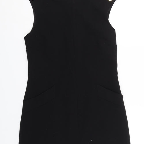 Warehouse Womens Black   Tank Dress  Size 12
