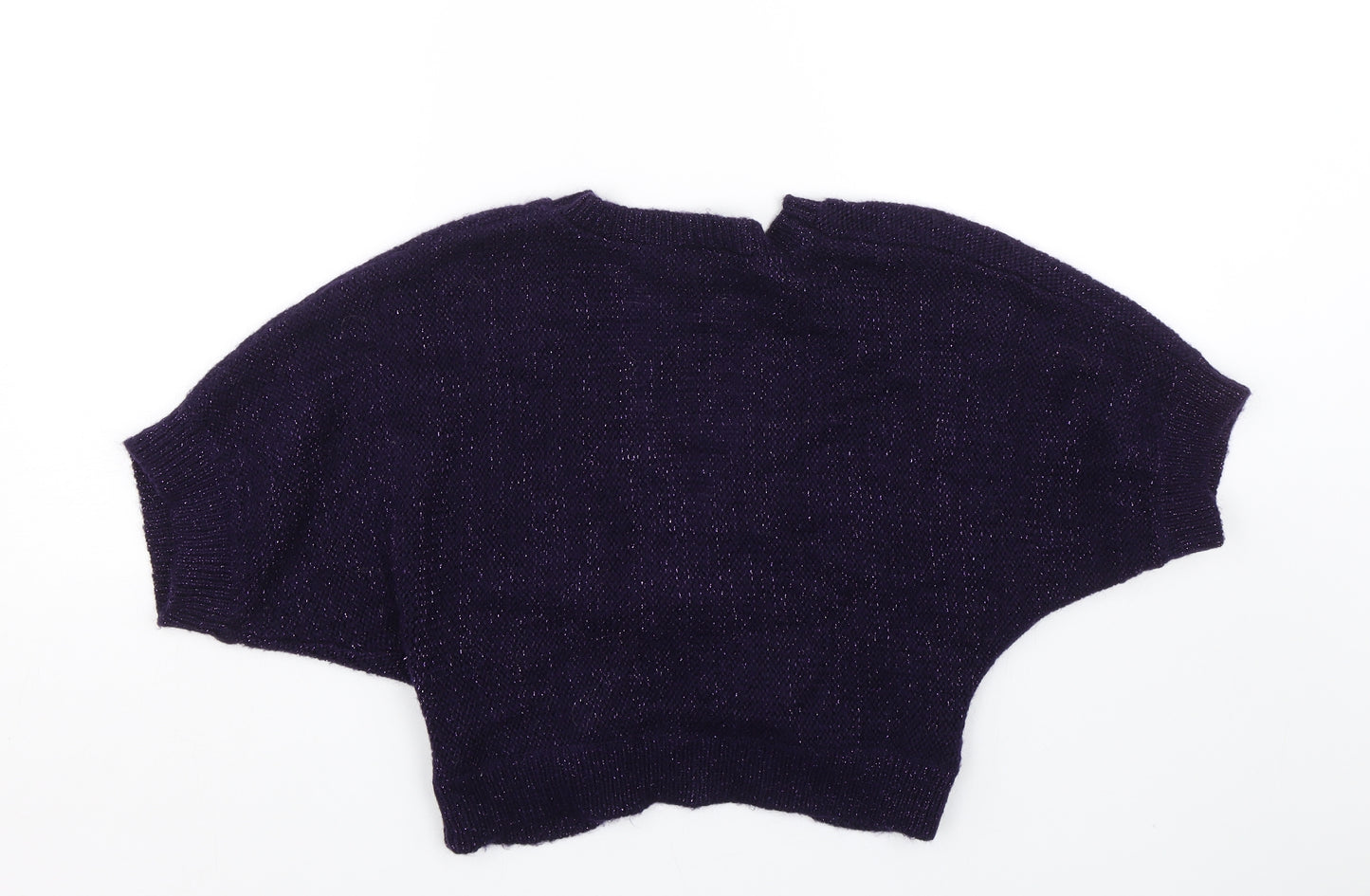 H&M Womens Purple   Cape Jumper Size L
