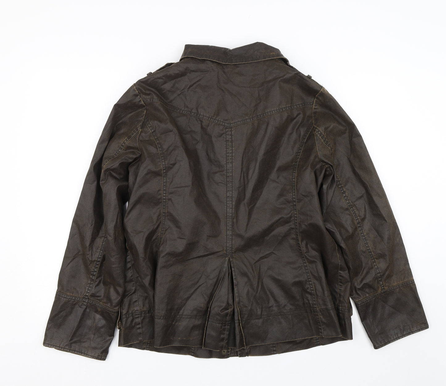 M&S Womens Brown   Jacket Coat Size 16