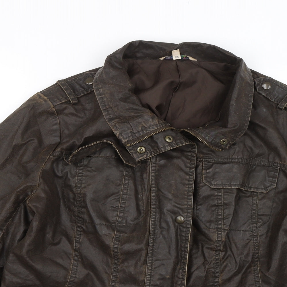 M&S Womens Brown   Jacket Coat Size 16