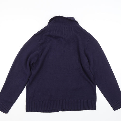 Preworn Womens Blue   Cardigan Jumper Size 16