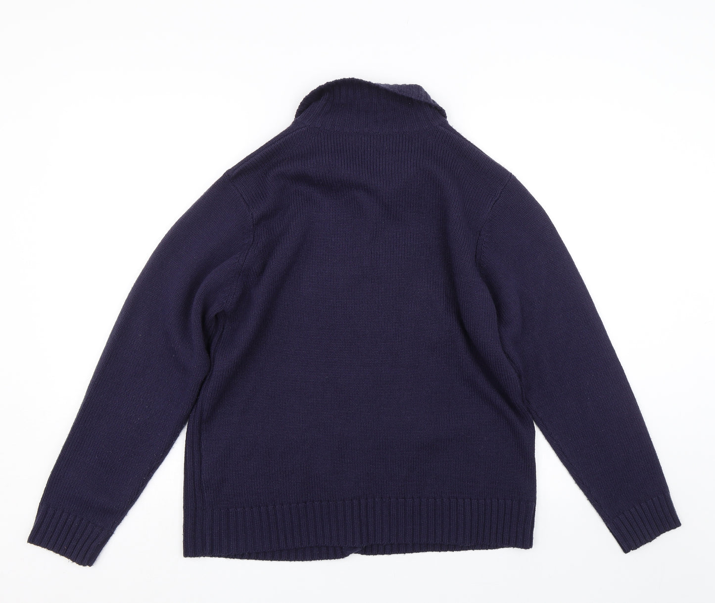 Preworn Womens Blue   Cardigan Jumper Size 16