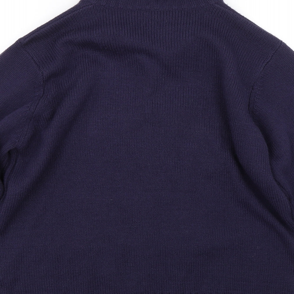 Preworn Womens Blue   Cardigan Jumper Size 16
