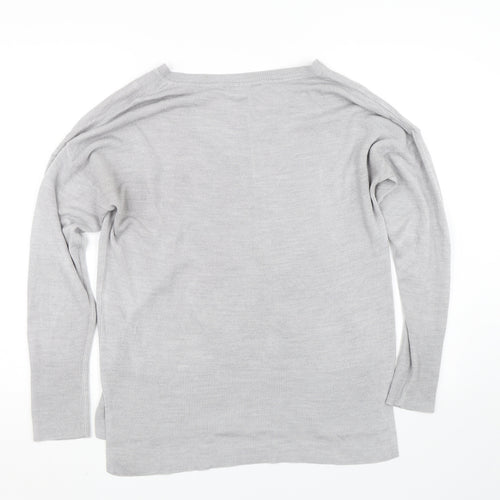 Dorothy Perkins Womens Grey   Pullover Jumper Size 14