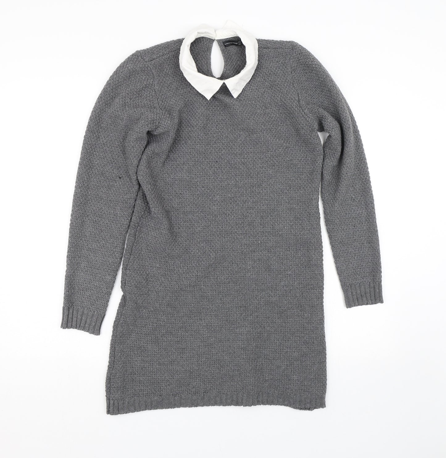 Atmosphere Womens Grey   Jumper Dress  Size 10