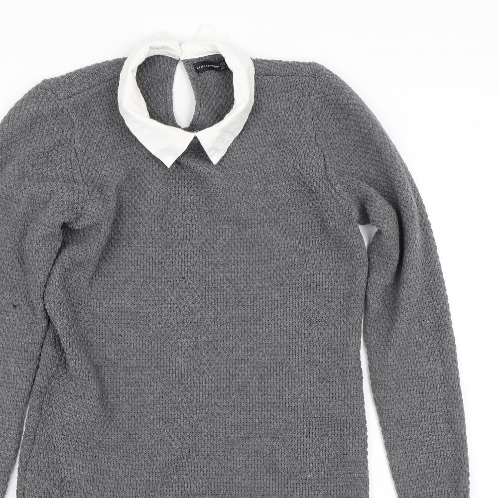 Atmosphere Womens Grey   Jumper Dress  Size 10