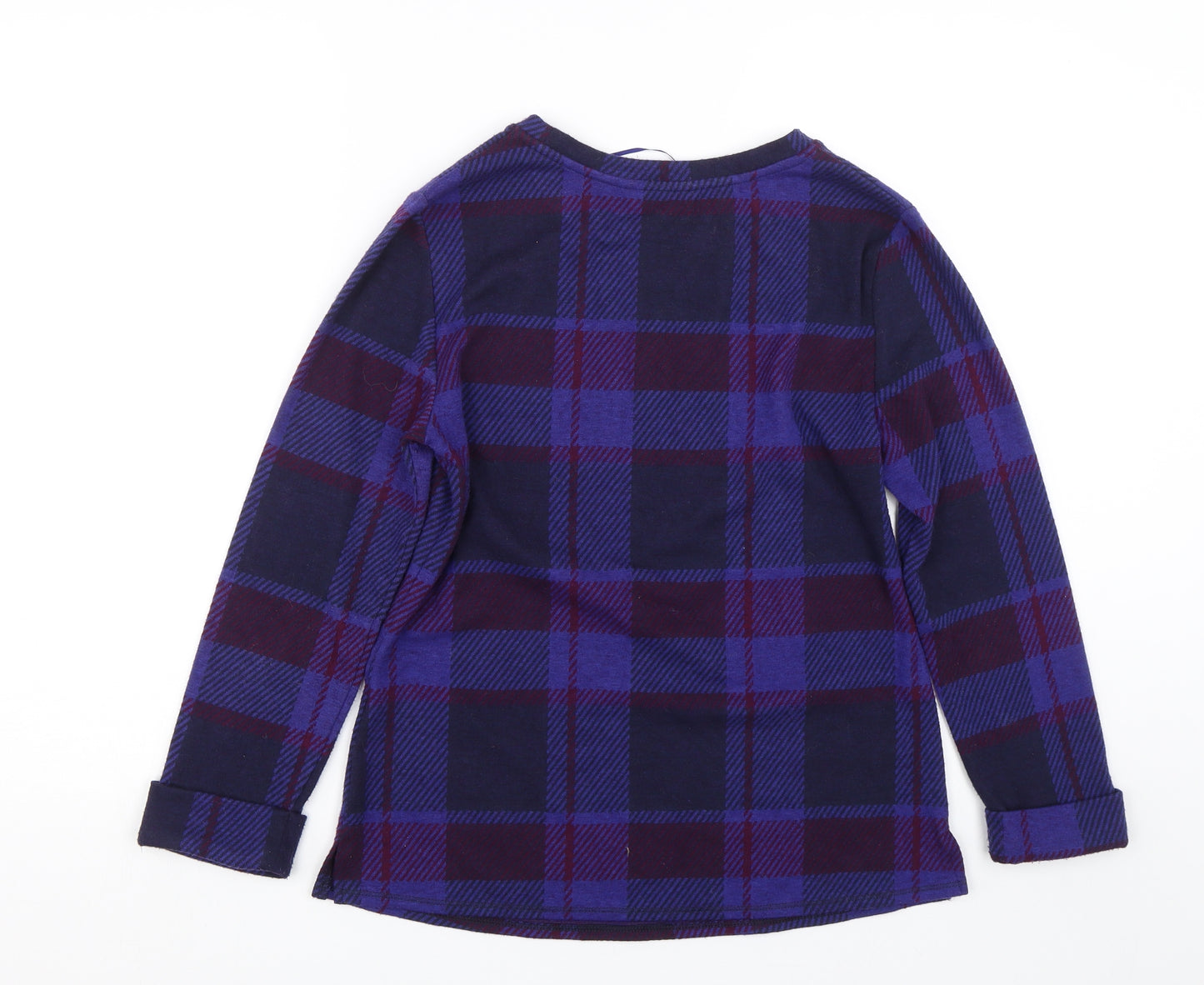 M&S Womens Black Houndstooth  Pullover Jumper Size 8