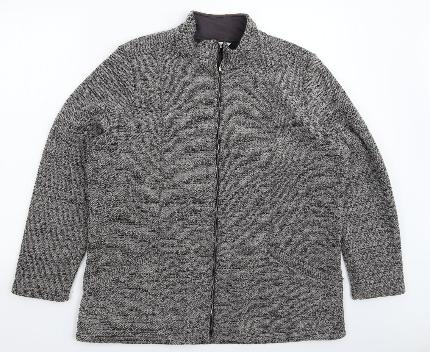 Marks and Spencer Womens Grey  Fleece Jacket  Size 18