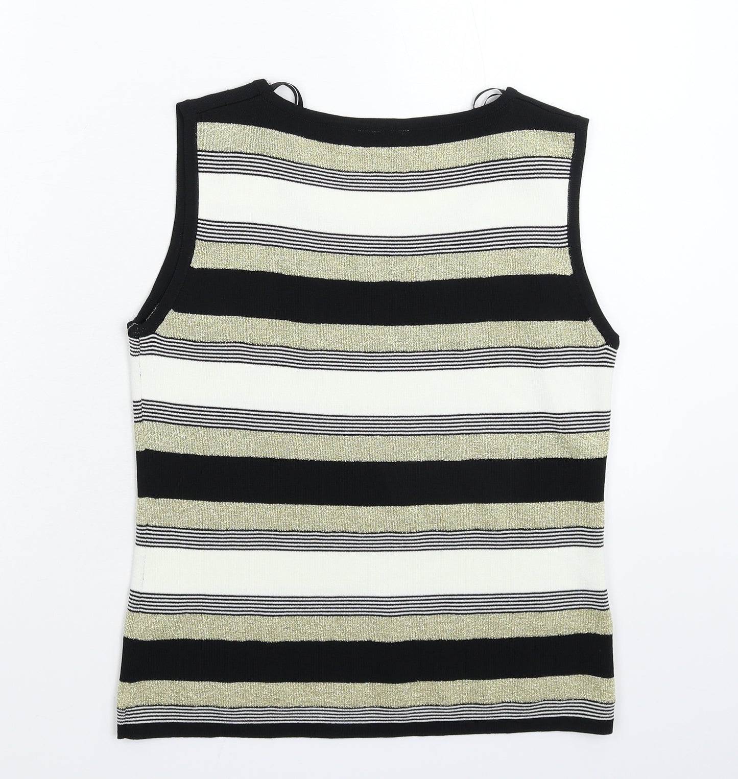 Roman Womens Multicoloured Striped Knit Pullover Jumper Size S