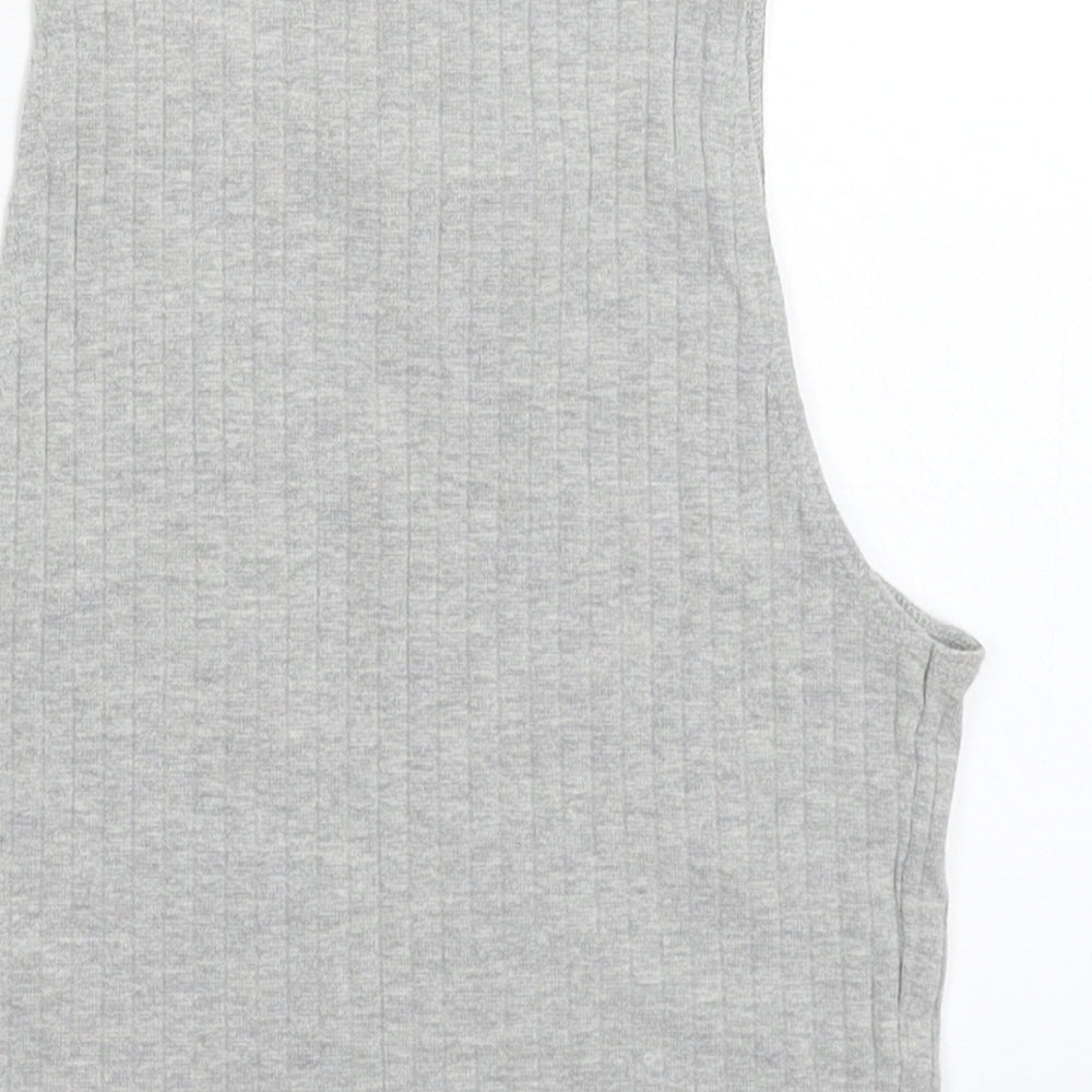 River Island Womens Grey   Basic Tank Size 8