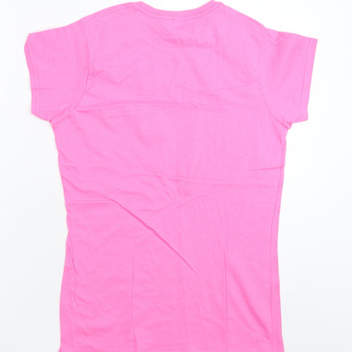 Gildan Womens Pink   Basic T-Shirt Size L