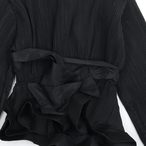 Flamant Rose Womens Black   Basic Blouse Size S