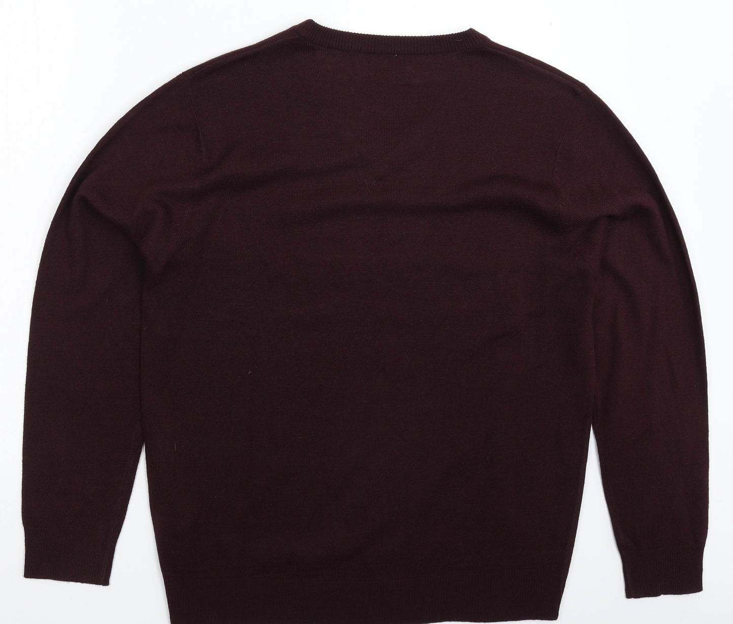 Pierre Cardin Mens Brown  Knit Pullover Jumper Size L