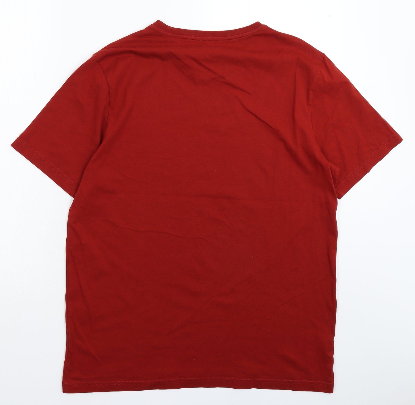 PUMA Mens Red    T-Shirt Size L