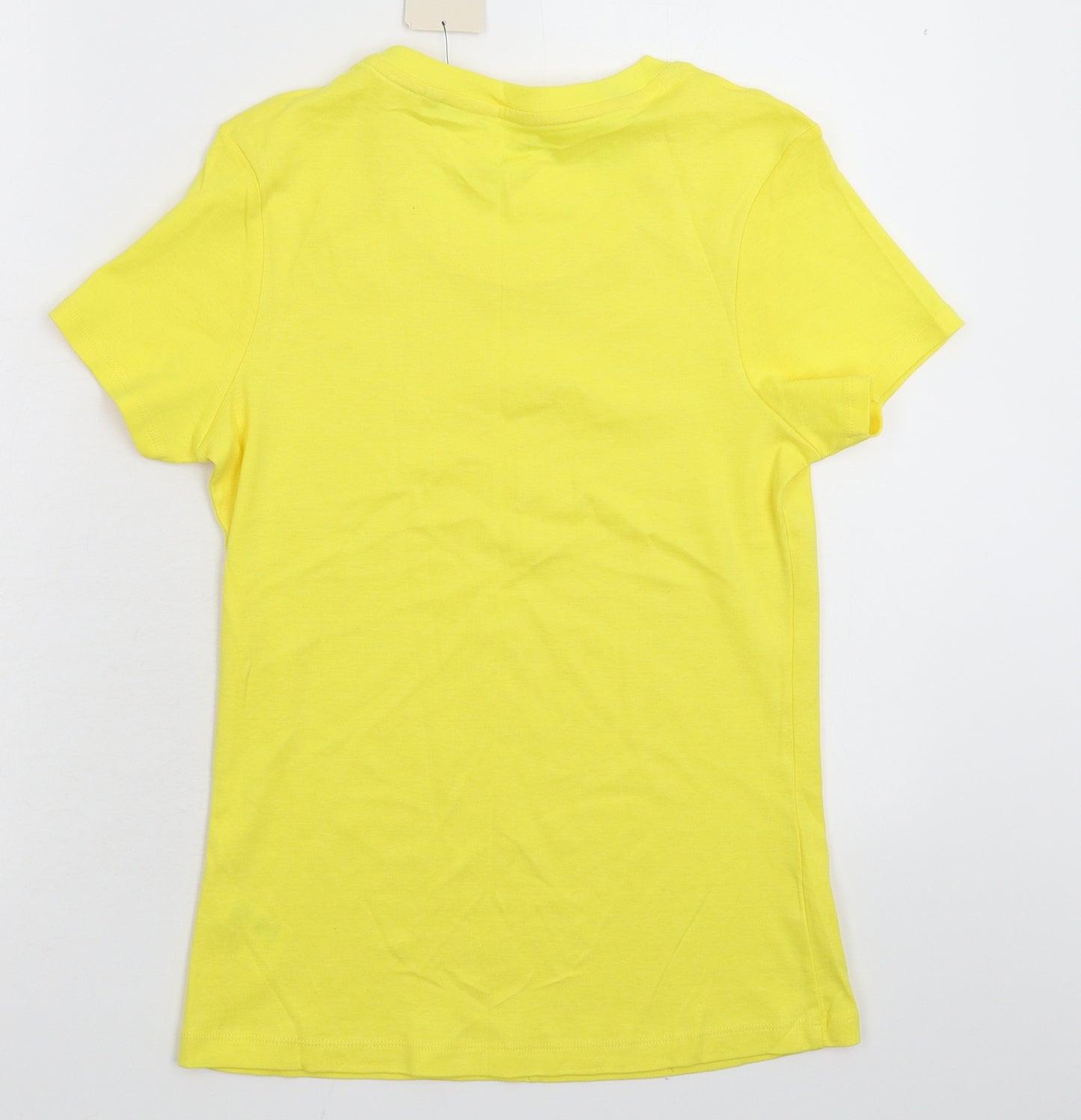 TU Womens Yellow   Basic T-Shirt Size 12