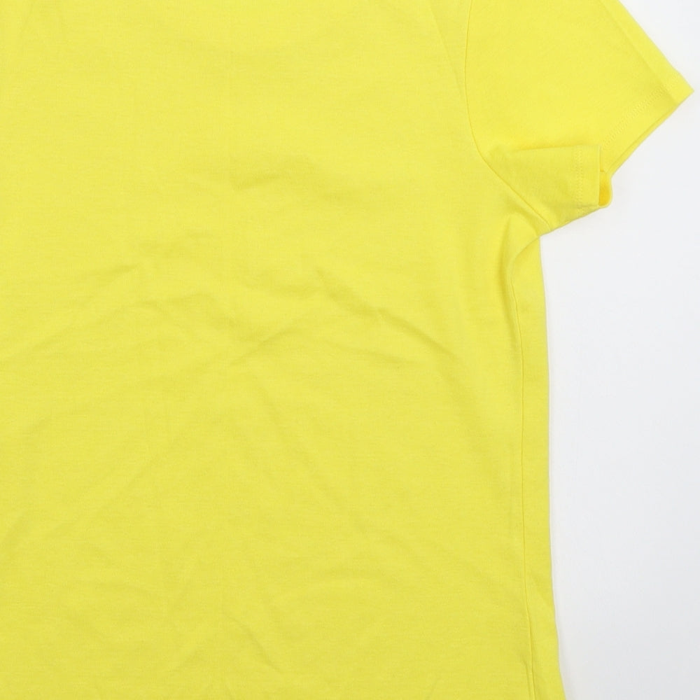 TU Womens Yellow   Basic T-Shirt Size 12