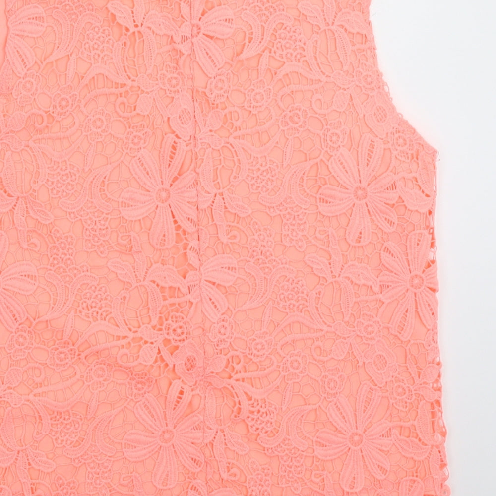 Select Womens Pink   Basic Tank Size 12