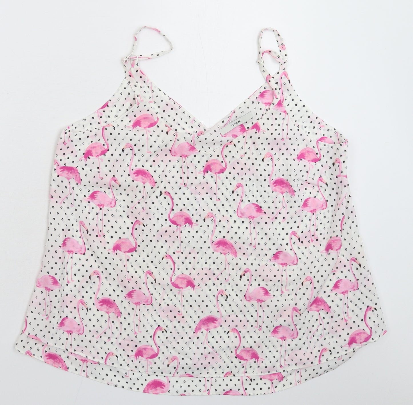 George Womens White   Basic Tank Size 14