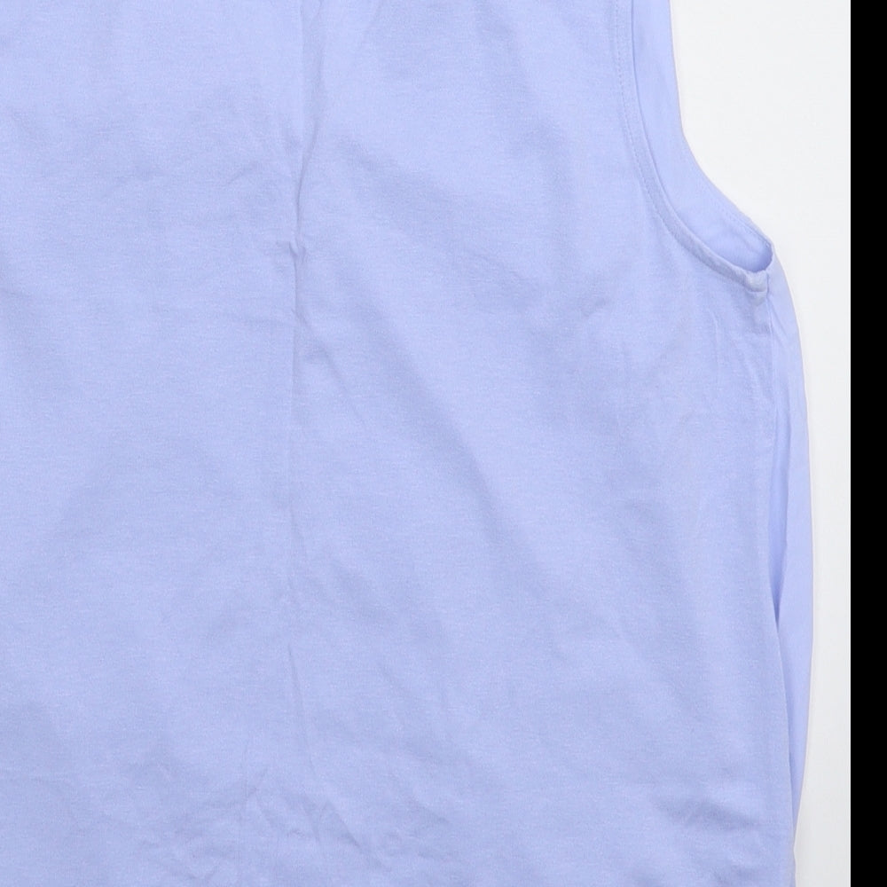 Select Womens Blue   Basic Tank Size 12